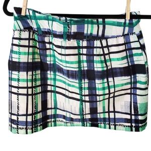 Hope And Harlow Skort Green, Blue, White Sz 12 Petite
